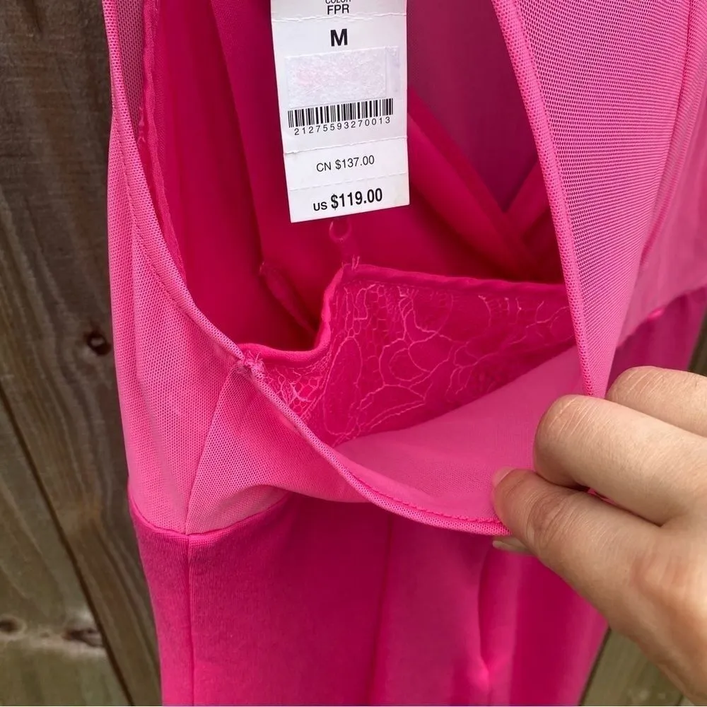 New Bebe Pink Bodycon Sleeveless Mini Dress Size M - Image 8