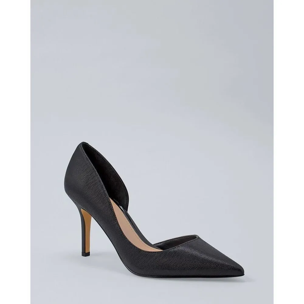 ✨WHBM Ella Embossed-Leather D'Orsay Sz 9.5M Pumps✨ - Image 2