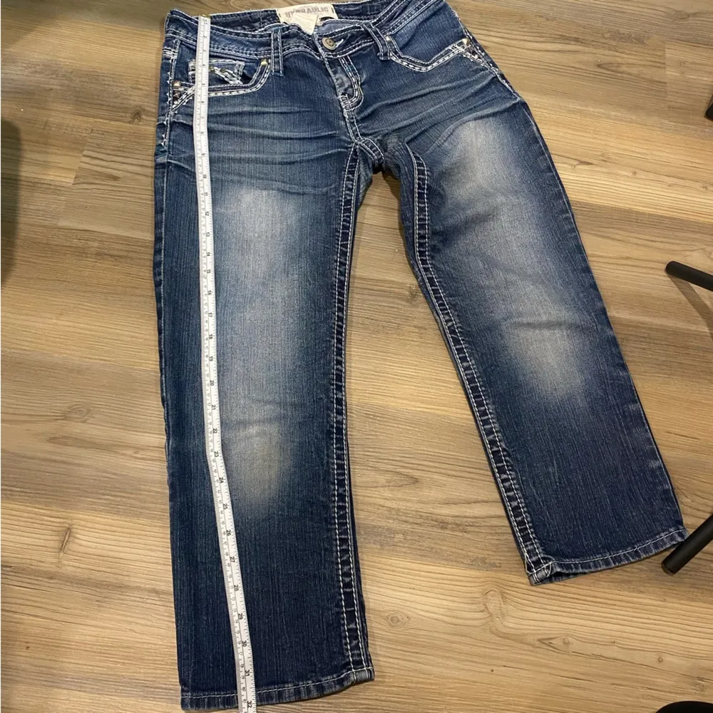 Hydraulic Gramercy Crop Low‎ Rise Jeans-Dark Wash/Sz 4 Women's Blue Jeans - Image 9