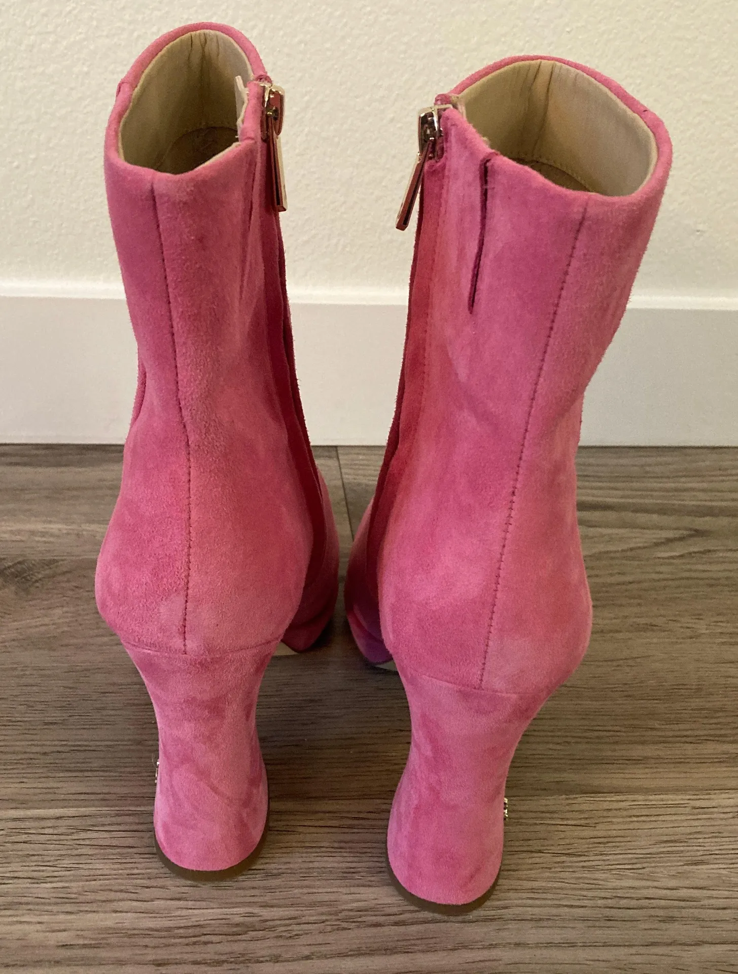 Sam Edelman Pink Jaye Ankle Boots Size 7.5 NEW - Image 5