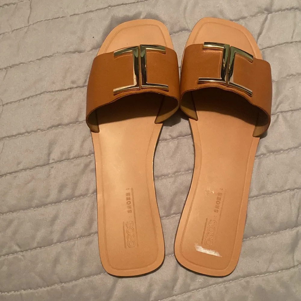 ASOS brown flat sandals by asosb - Image 2
