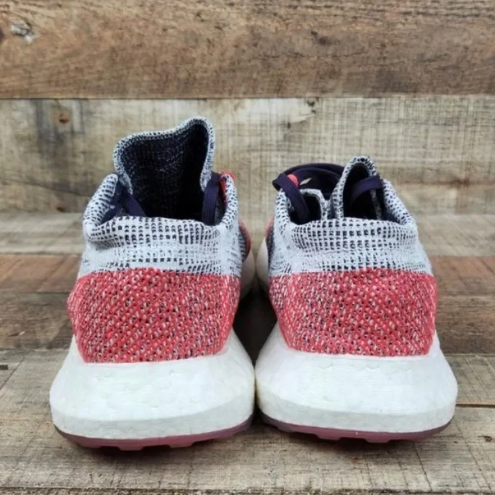 Pureboost Go Women Sz 8.5 Running Shoes White Red Purple B75826 Athletic - Image 5