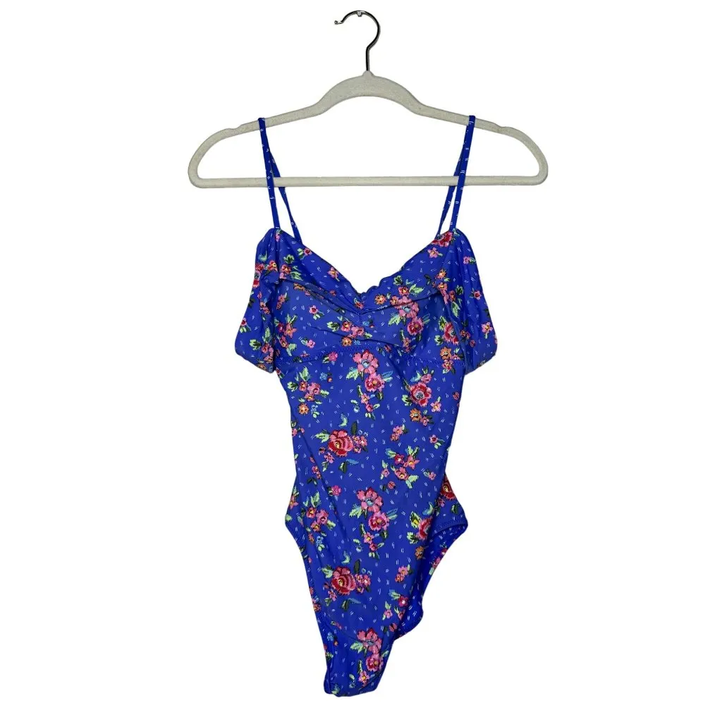 Vera Bradley One Piece Swimsuit Size Small Blue Water Bouquet and Ditto Chloe - Image 3