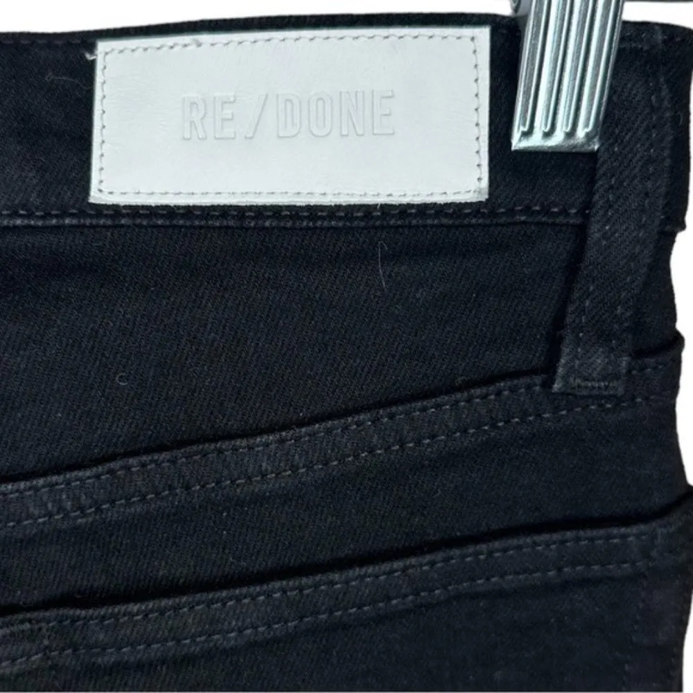 RE/DONE 90’s Originals High Waist Ankle Crop Jeans Black Size 26 - Image 12