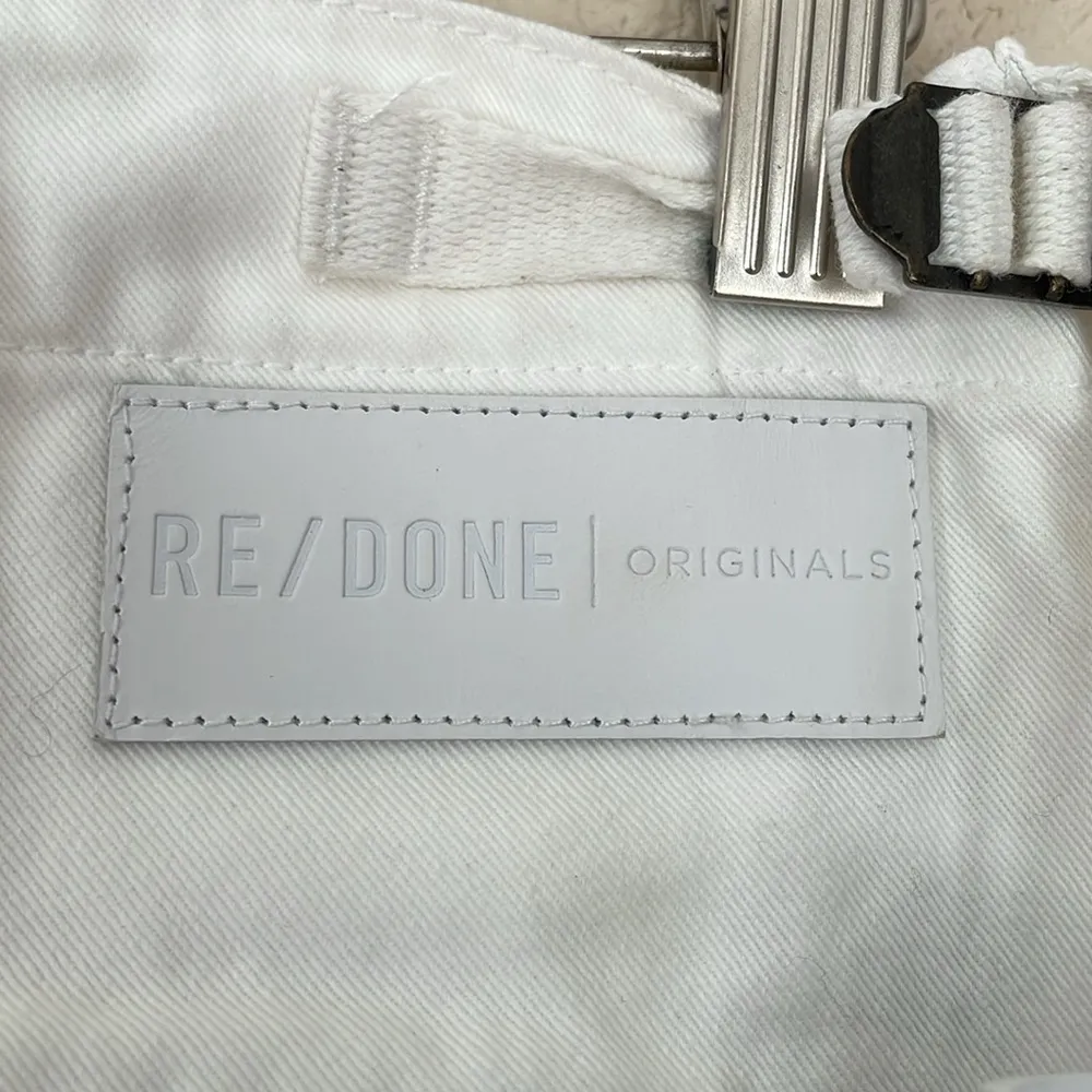 RE/DONE Cargo Pant White New With Tags size 24 - Image 8