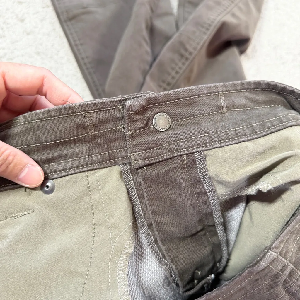 Kuhl Women’s Klaudette Pants Mid Rise Straight Leg Outdoor Hiking in Brown 8 - Image 10