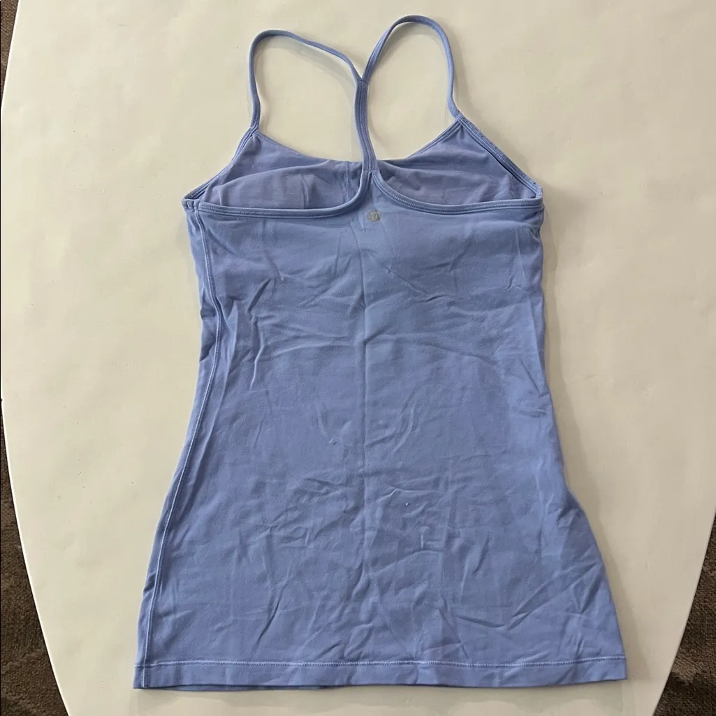 Lululemon Power Y Tank Top in Hydrangea Blue Size 4 - Image 4