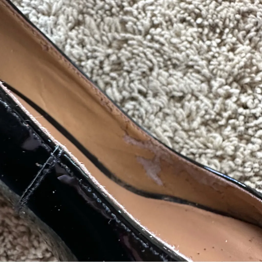 Clarks Artisan Black Peep-Toe Heels size 7.5 - Image 13