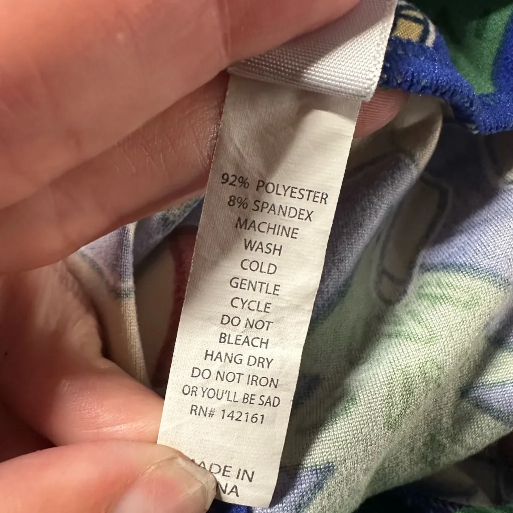 LuLaRoe Holiday Christmas Collection Unicorn Santa Leggings Plus Size 1X TX - Image 10