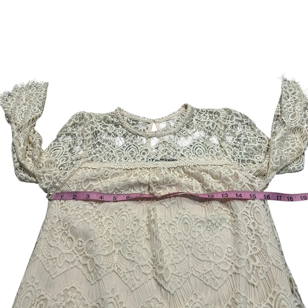 3/$15 BLU PEPPER lace blouse - Image 3