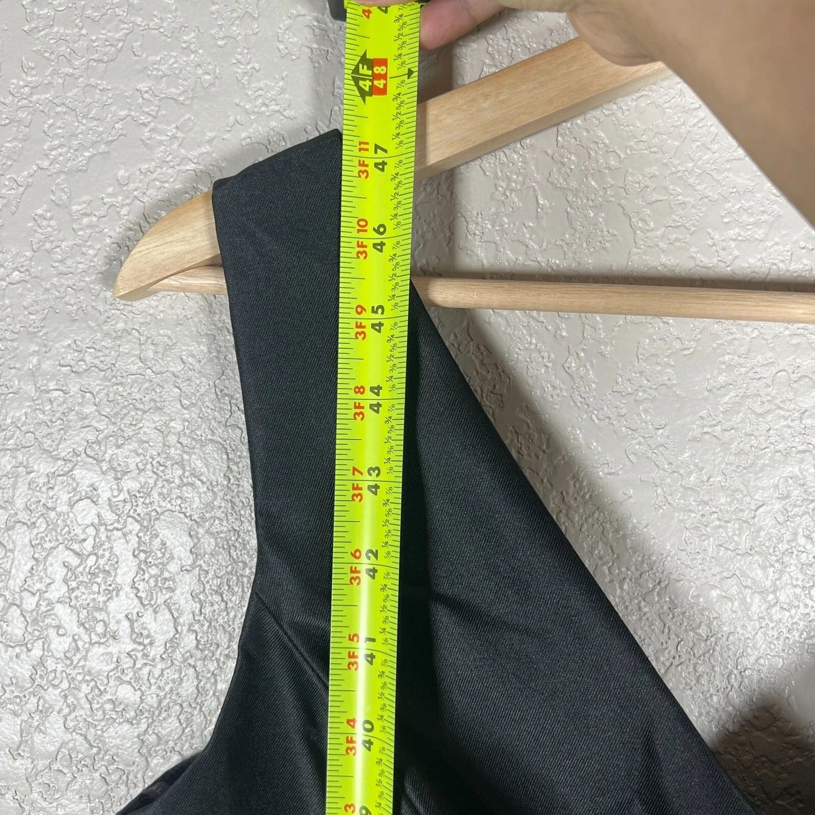 Alfred Sung Black Satin Gown 10 Sleeveless Pleated High Low Dress Old Money - Image 11