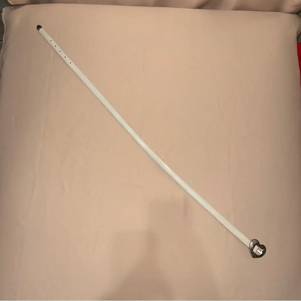 Vintage Justin Boots Heart Belt - Image 3