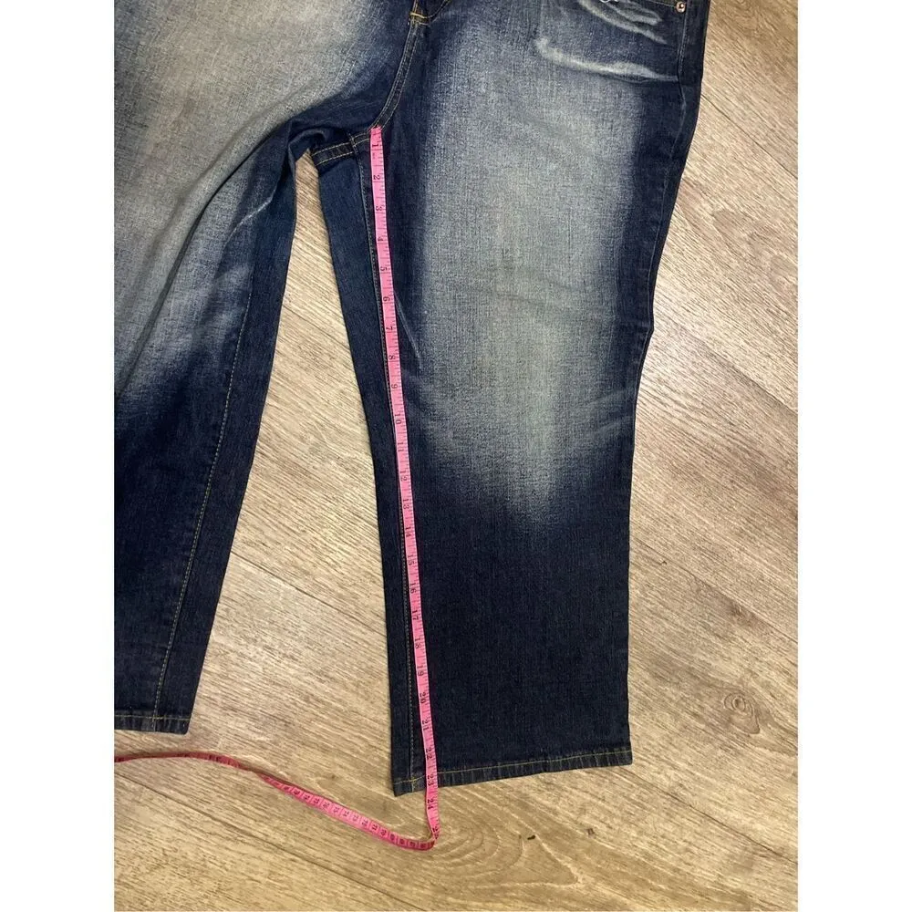 Baby Phat Y2K 90s Capri Dark Wash Plus 20 - Image 9