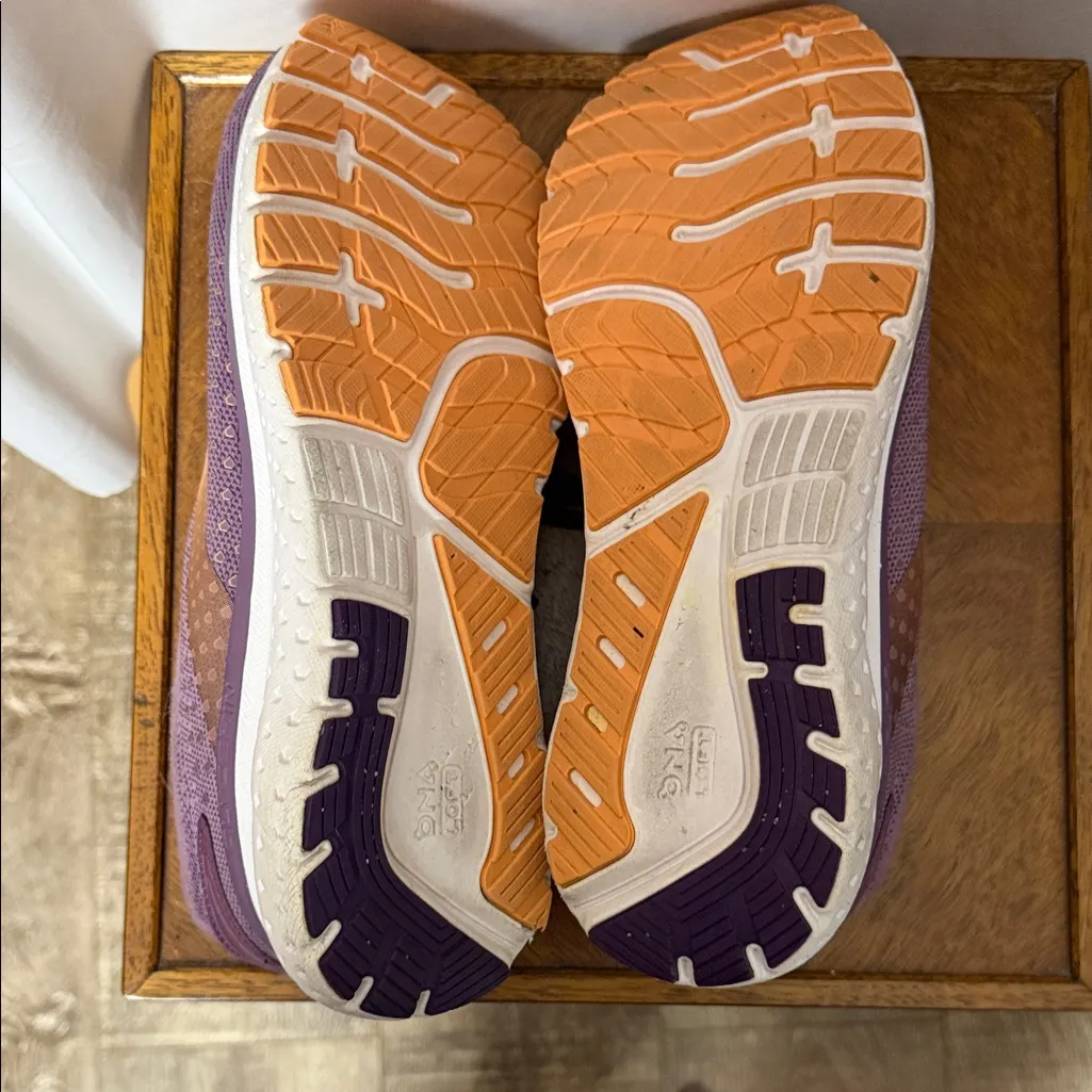 Brooks Women's Purple and Peach Glycerin 18 Running Shoes Size 10.5 - Image 7