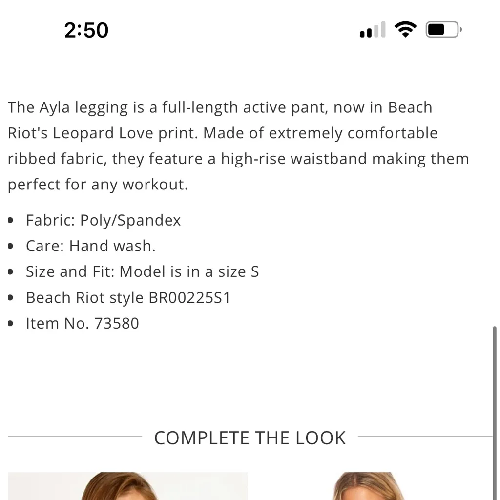 Beach Riot Ayla Legging Leopard Love - Image 3