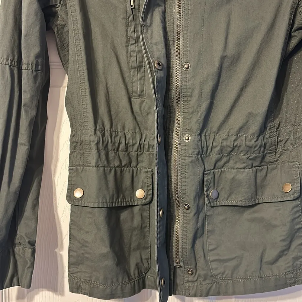 Love Tree  Utility Jacket Olive Green Medium - Image 5
