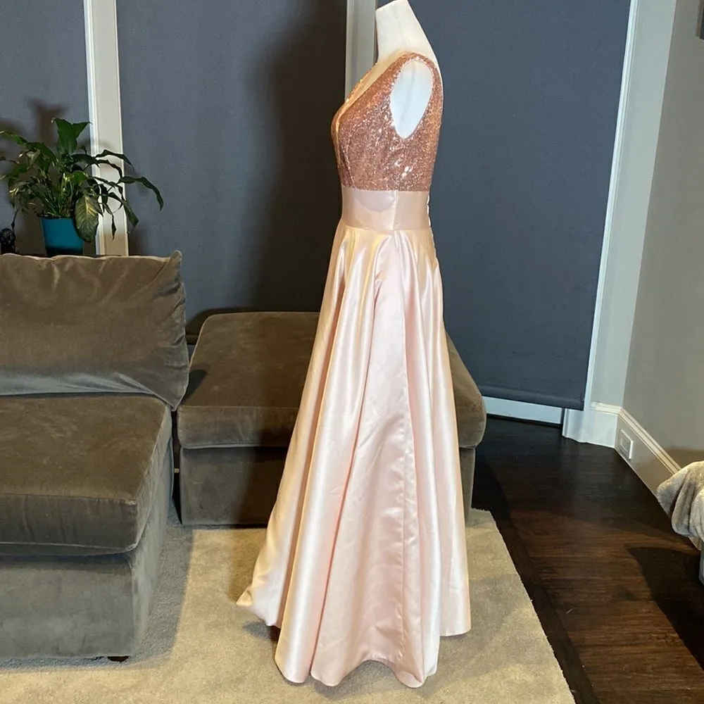 Women’s Full Length Sequined Bodice V - Image 4