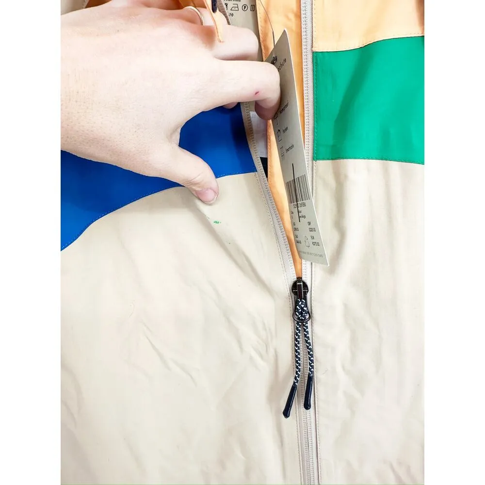 Sweaty Betty Retro Parachute Parka Raincoat Size S NEW FLAW - Image 5