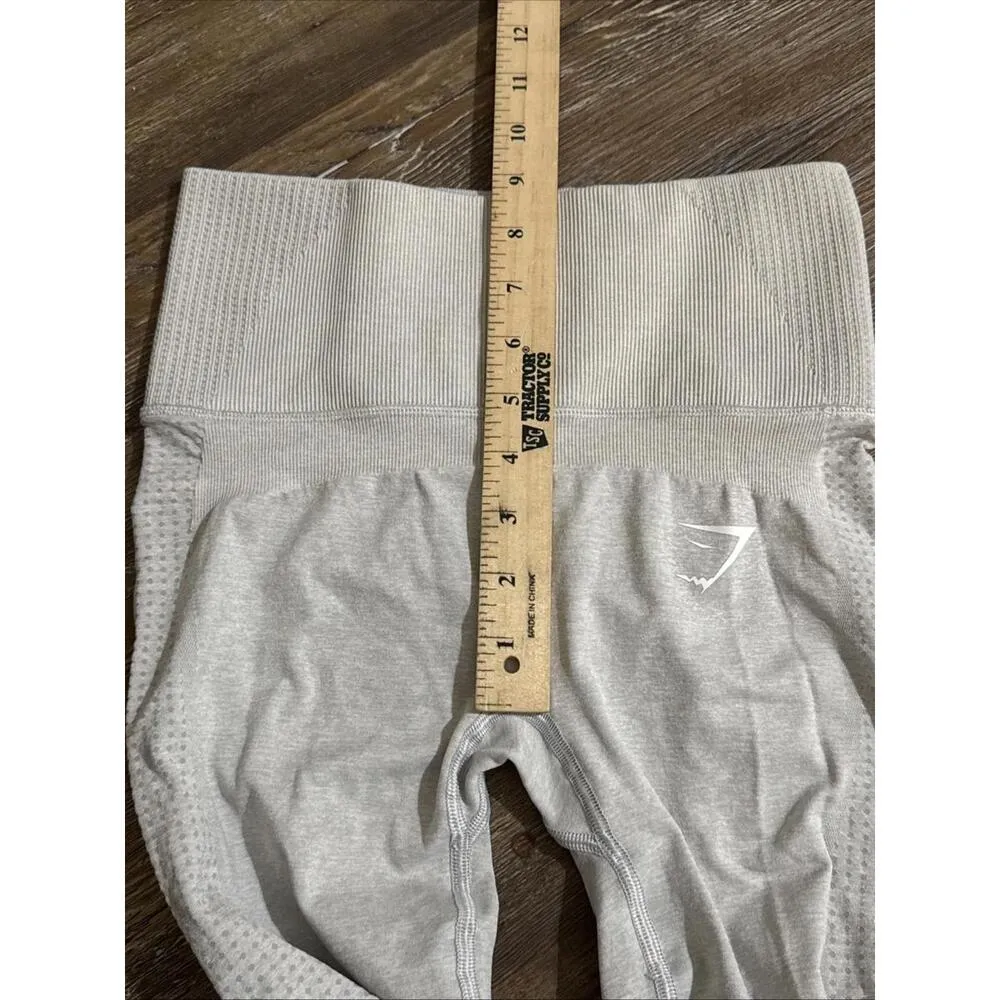 Gymshark Pants GRAY Slimming LOGO POCKET Stretch Workout Womens XS - Image 4