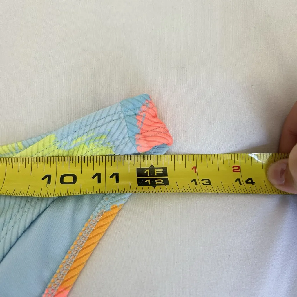 Wild Fable Paint Splat Blue Bikini Bottom Swimsuit Womens XS Beach Summer - Image 2