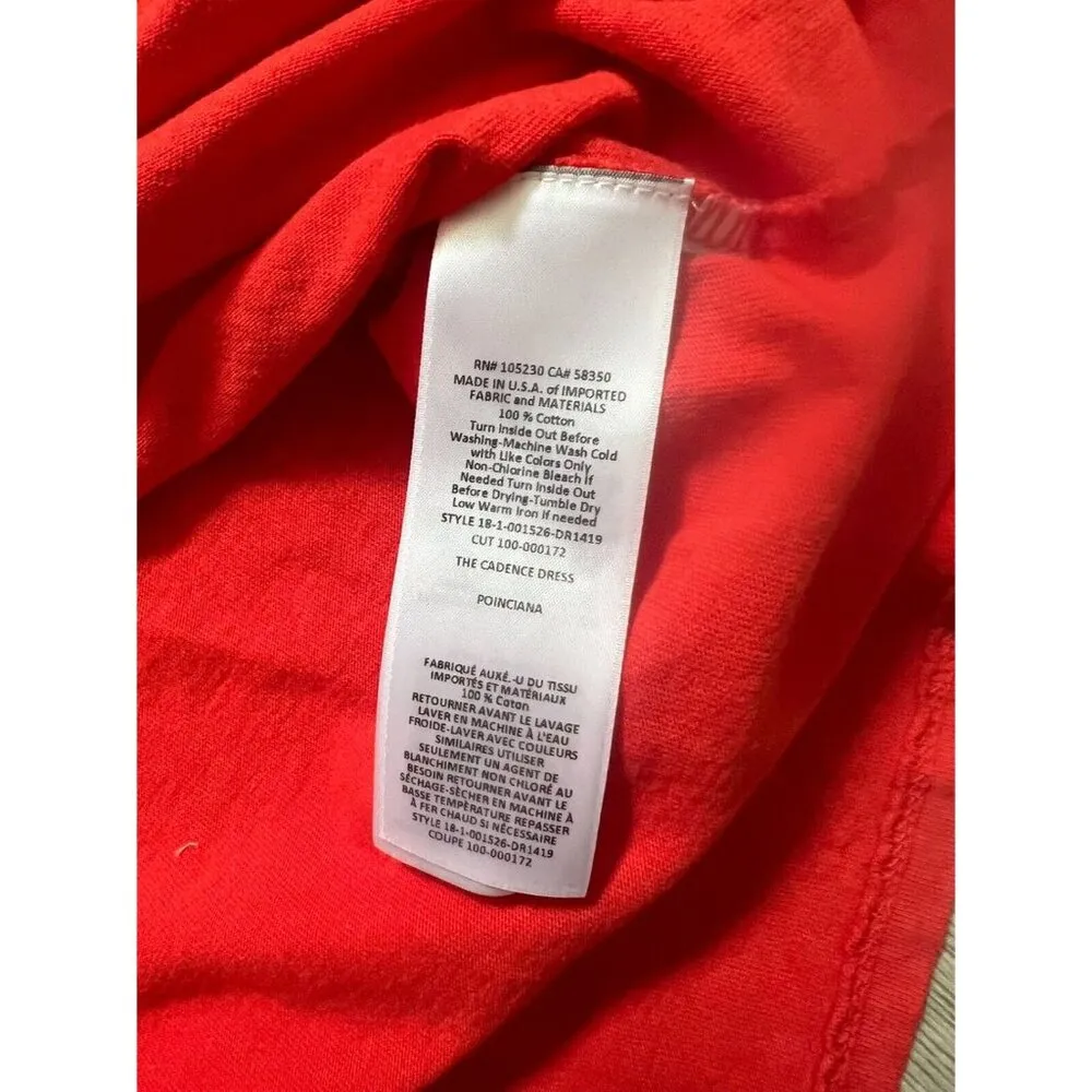 Current Elliott Dress Womens Cadence Sleeveless Ruffle Athleisure Knit size 2 - Image 5