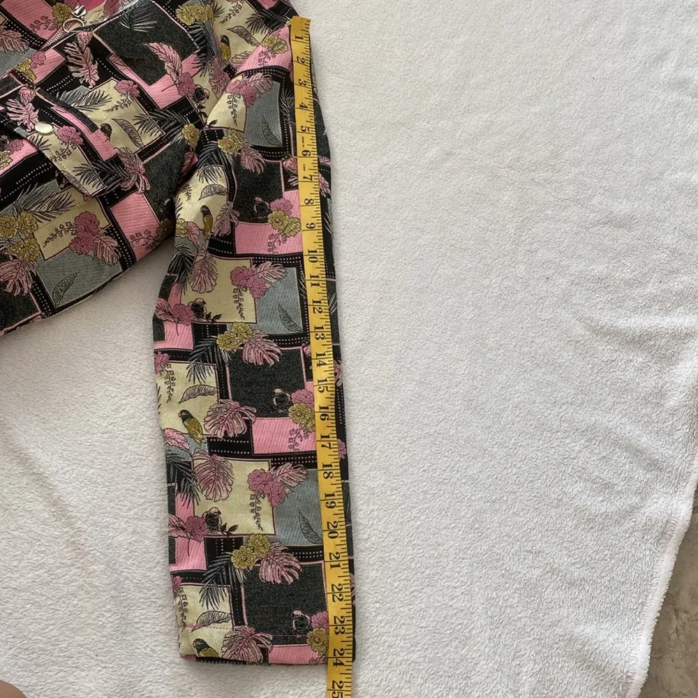 Virgo and Aster Women's vintage Multicolor Patterned Jacket M/L Pink Size undefined - Image 8