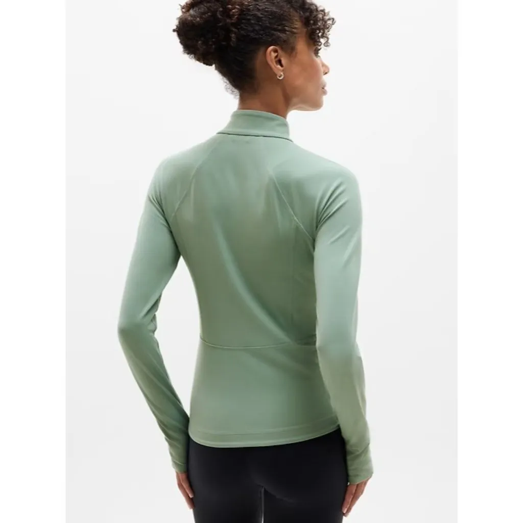New Athleta XS Salutation Jacket 2.0 Agave Green X-Small Regular - Image 2