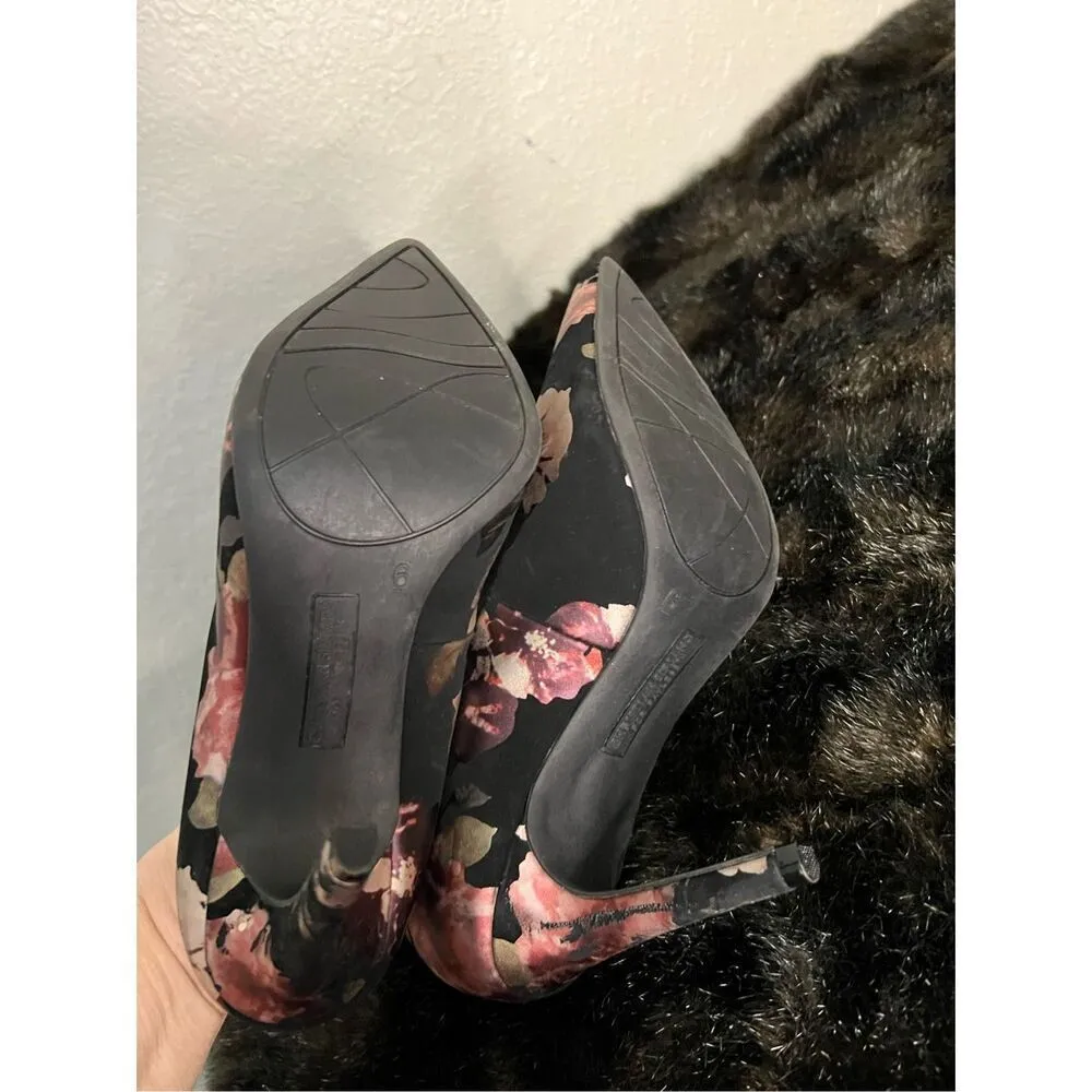 Christian Siriano Floral Patterned Heels - Image 5