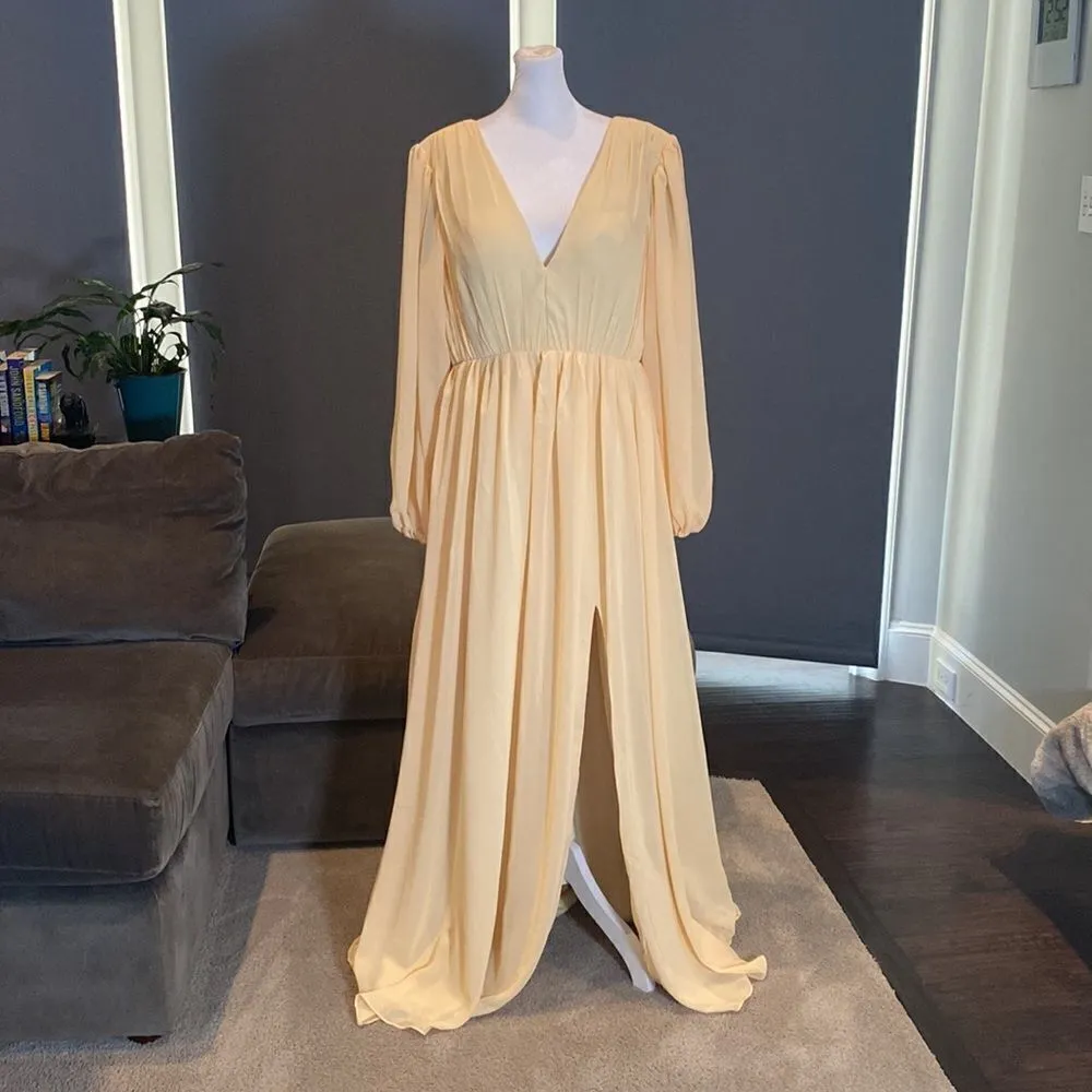 Women’s Full Length Chiffon V - Image 2