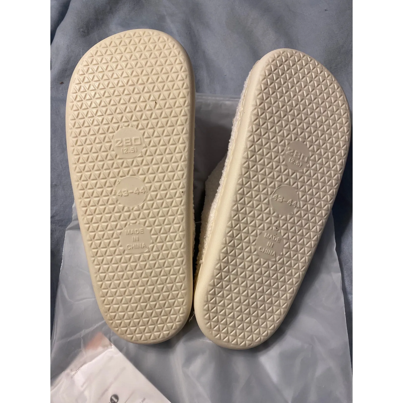 New Women Retro Cowgirl Cowboy Boots Slippers Plush Embroidered Size 10 White - Image 2