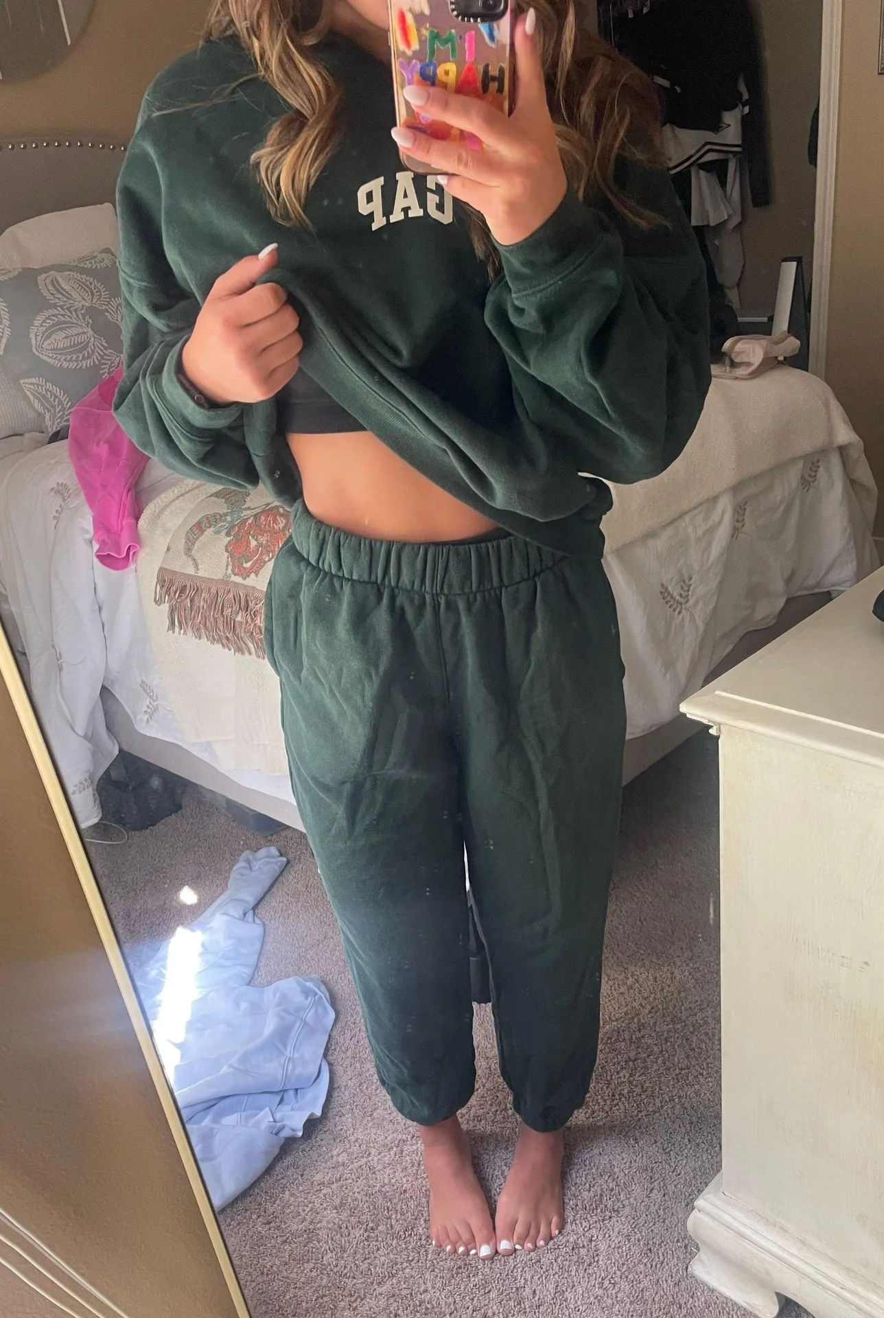 Emerald green Sweatpants - Image 3