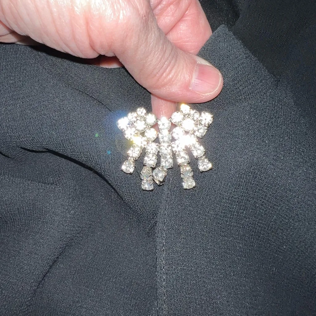 Gorgeous Vintage 1980s Patra Mother of the Bride Dress! Black Size undefined - Image 7