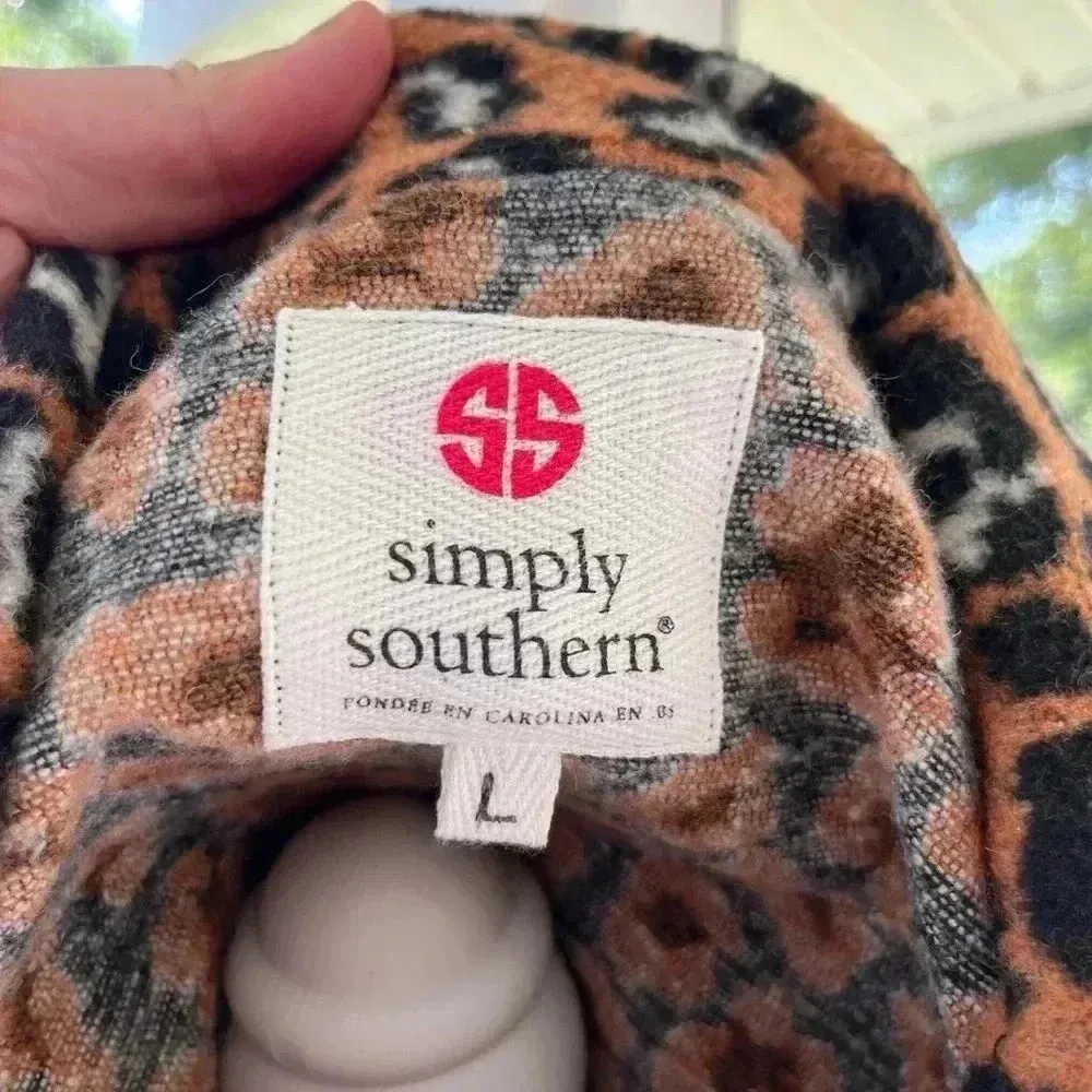Simply Southern animal print shacket large - Image 5
