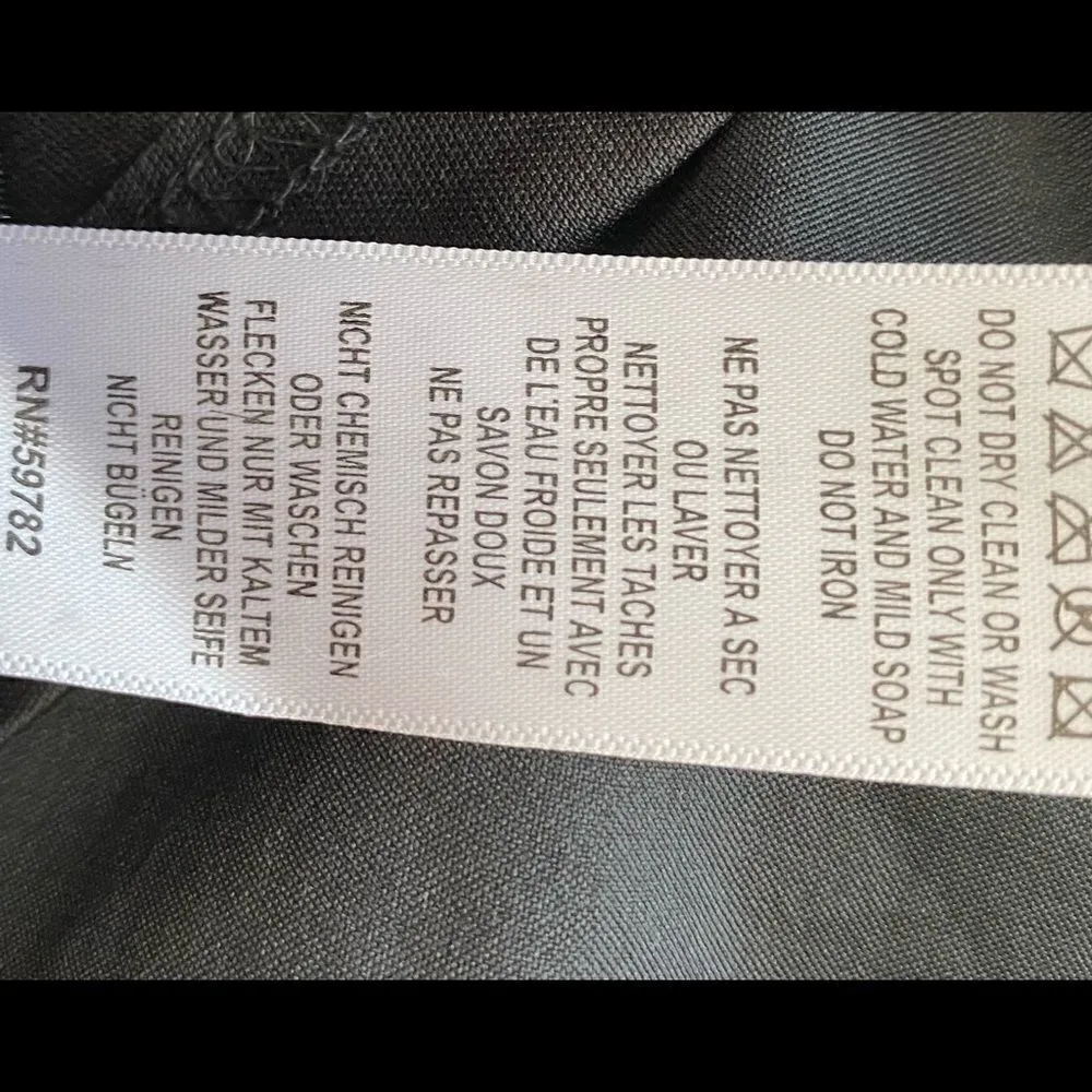 Adrianna Papell Black Beaded Bodice Mini Dress 6 - Image 12