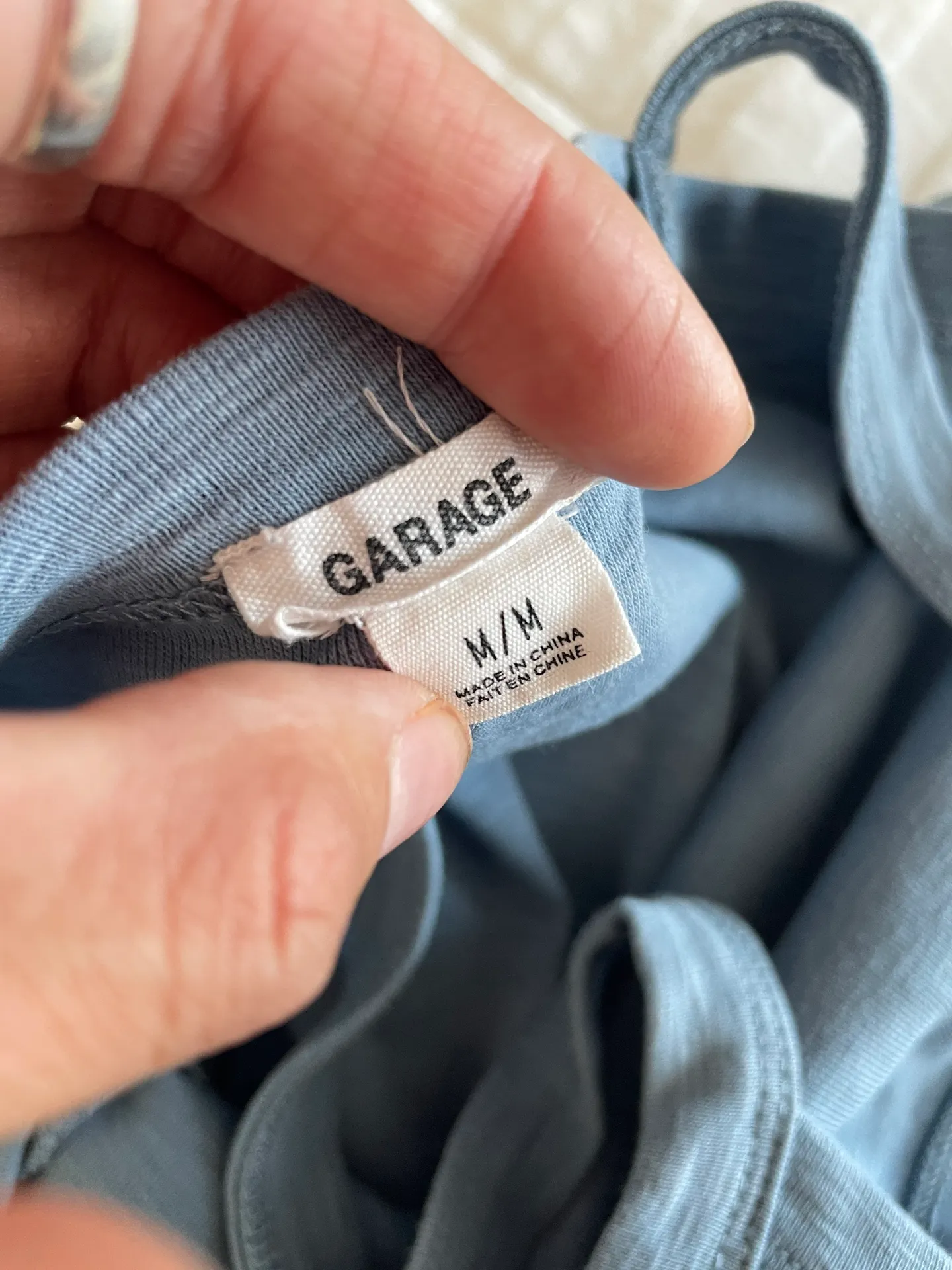 Garage Blue Grey Tank Top - Image 2