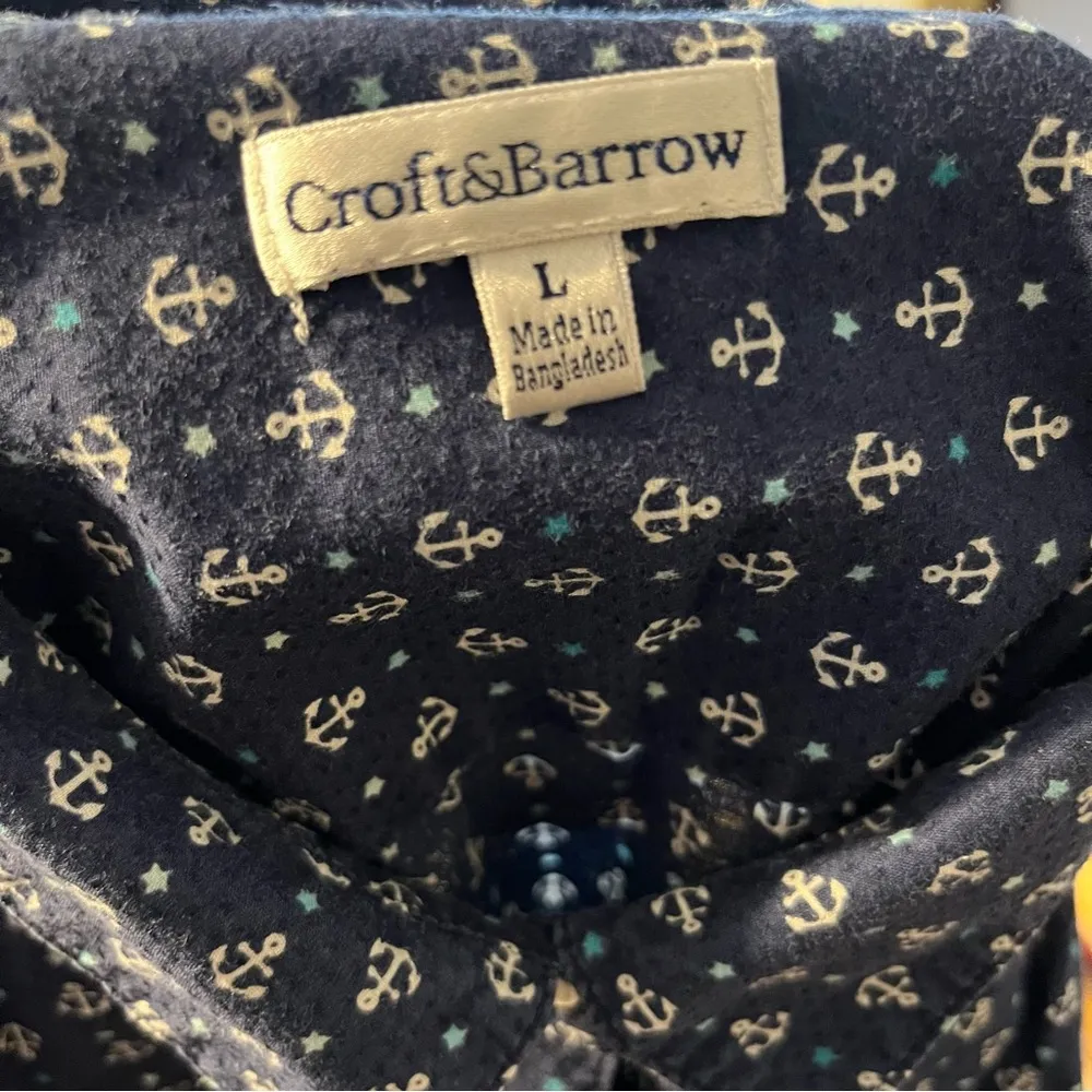 Nautical Sleeveless Button-Up Top - Image 2