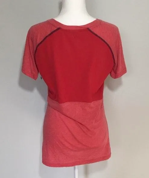 NWOT Ole Miss Rebels V Neck Tee T Shirt Top New Large Red - Image 3