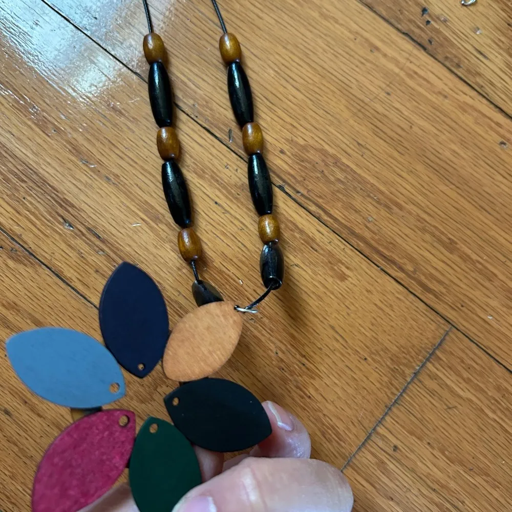 Brand new vintage ethnic wooden handmade long necklace - Image 6