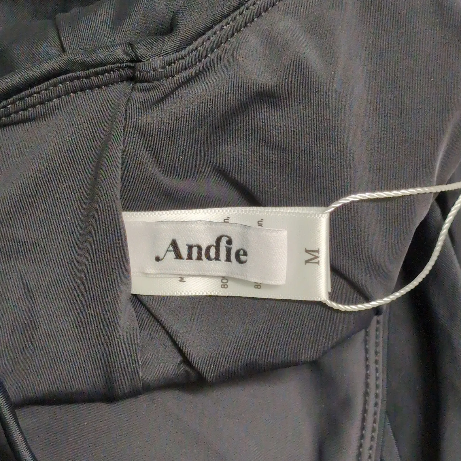 Andie Fiji One Piece Black Strappy Swimwear Bathing Suit M New - Image 5