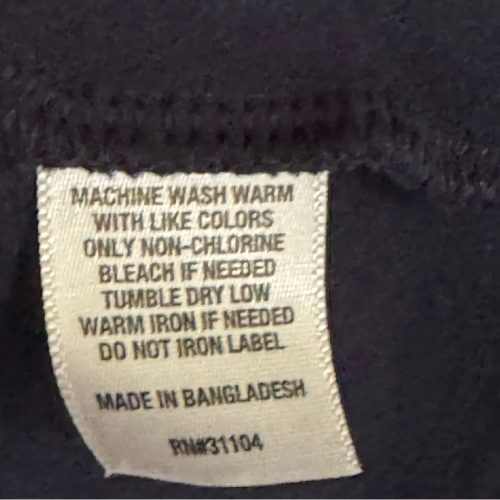 KIM ROGERS Holly Jolly Sequin Navy Blue Perfectly Soft Holiday T Shirt Size 1X - Image 5