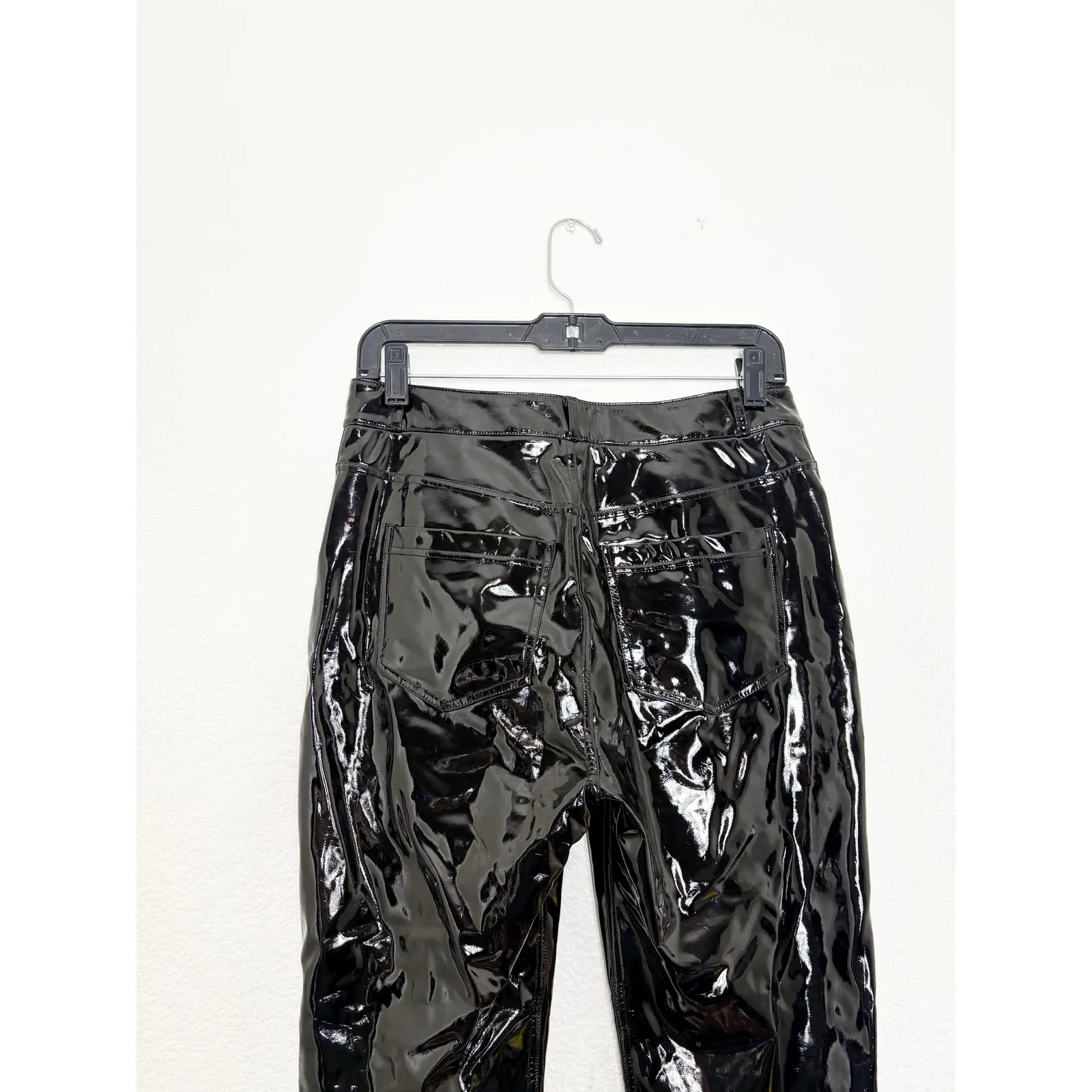 NWT Commando Black Faux Patent Leather Pant Size Small SLG72 Chic Grunge - Image 13