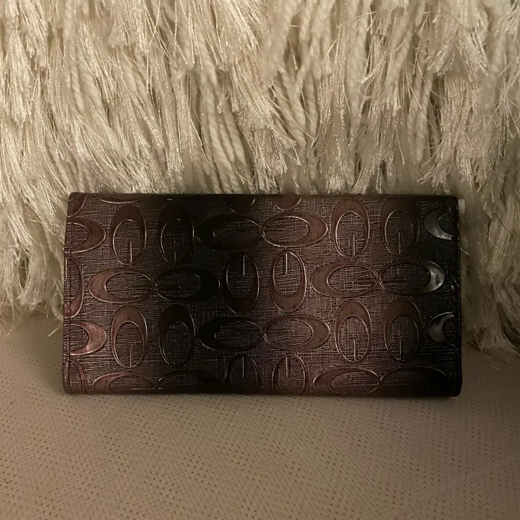 Ombré Pink & Black Wallet Clutch | Organizer | Evening Wristlet - Image 5