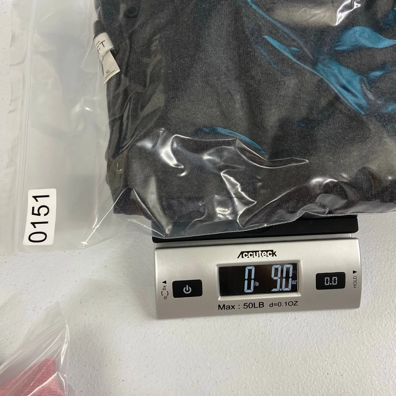 Ann Taylor LOFT women's gray black floral lace button v-neck cardigan sweater XL - Image 8