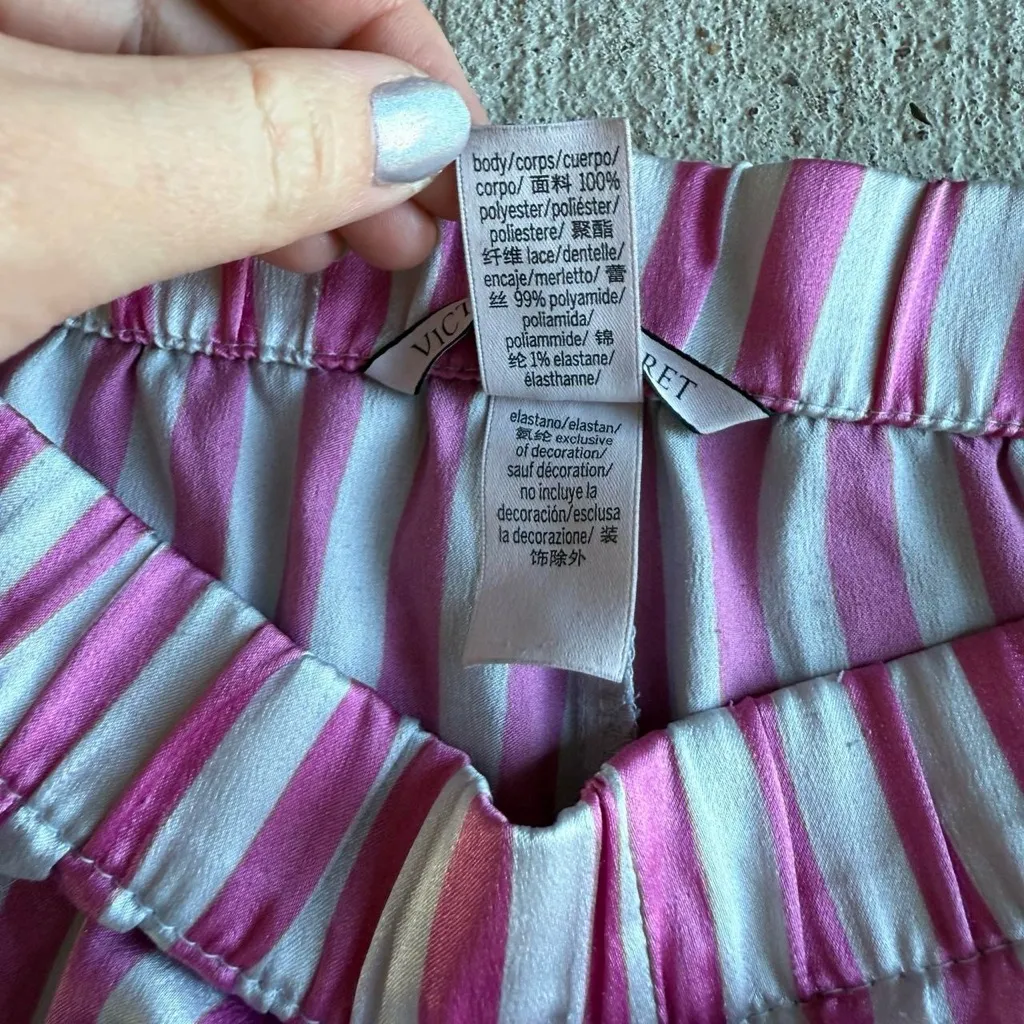 Victoria's Secret Pink Striped Sleep Shorts - Image 3