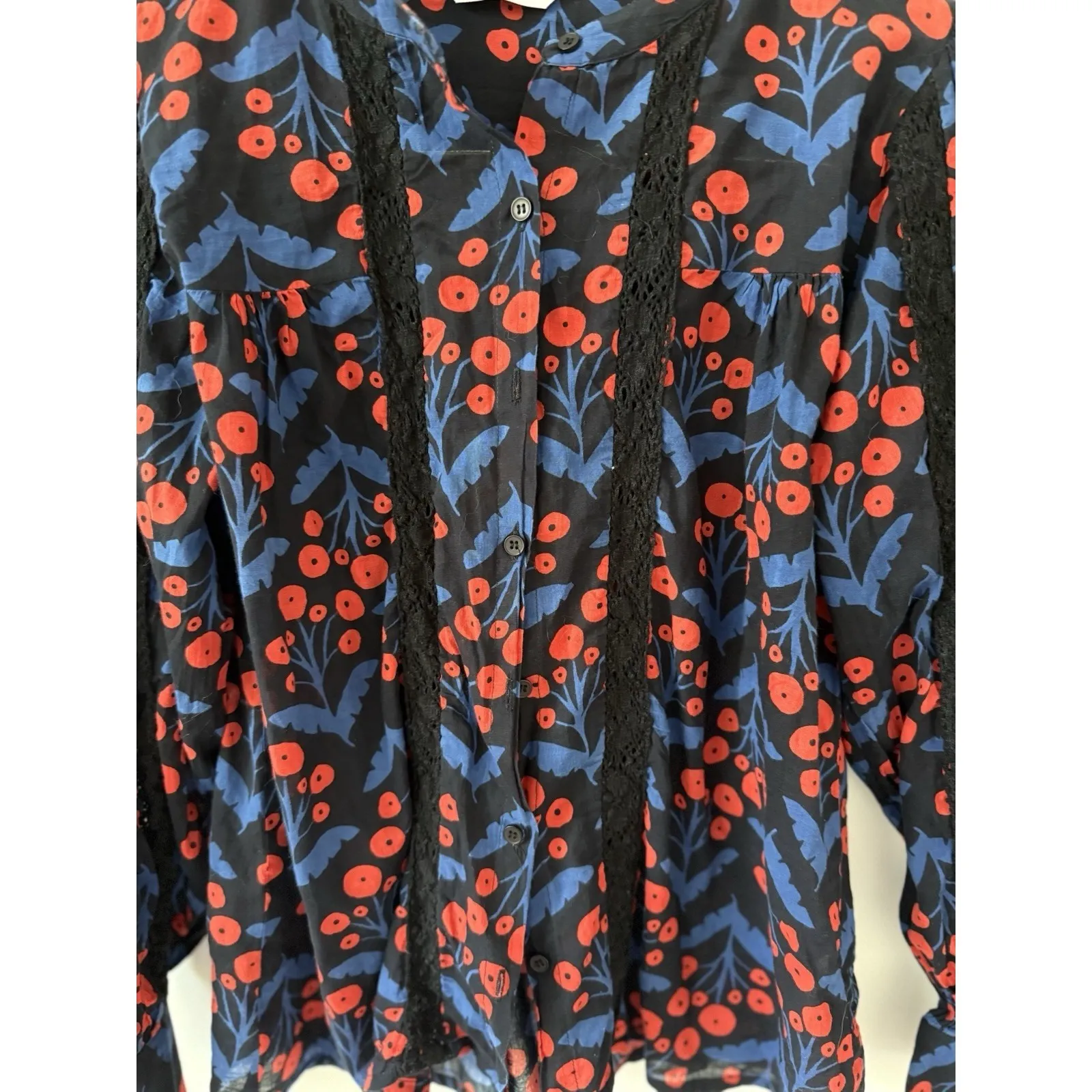 Compania Fantastica Poppy Print Long - Image 5