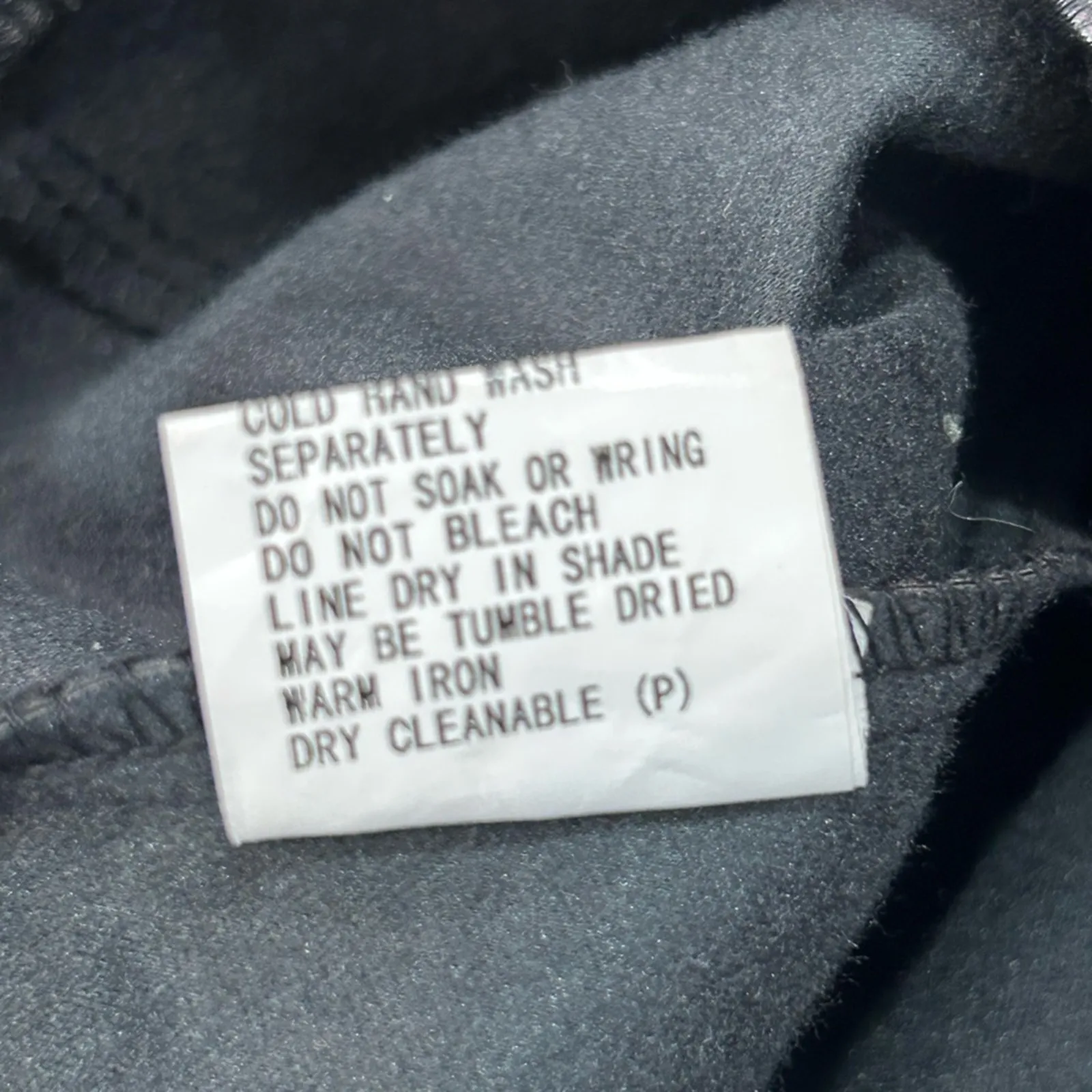 Canton Walker Black Faux Leather Mini Skirt Front Slit Clubwear Size Small - Image 8