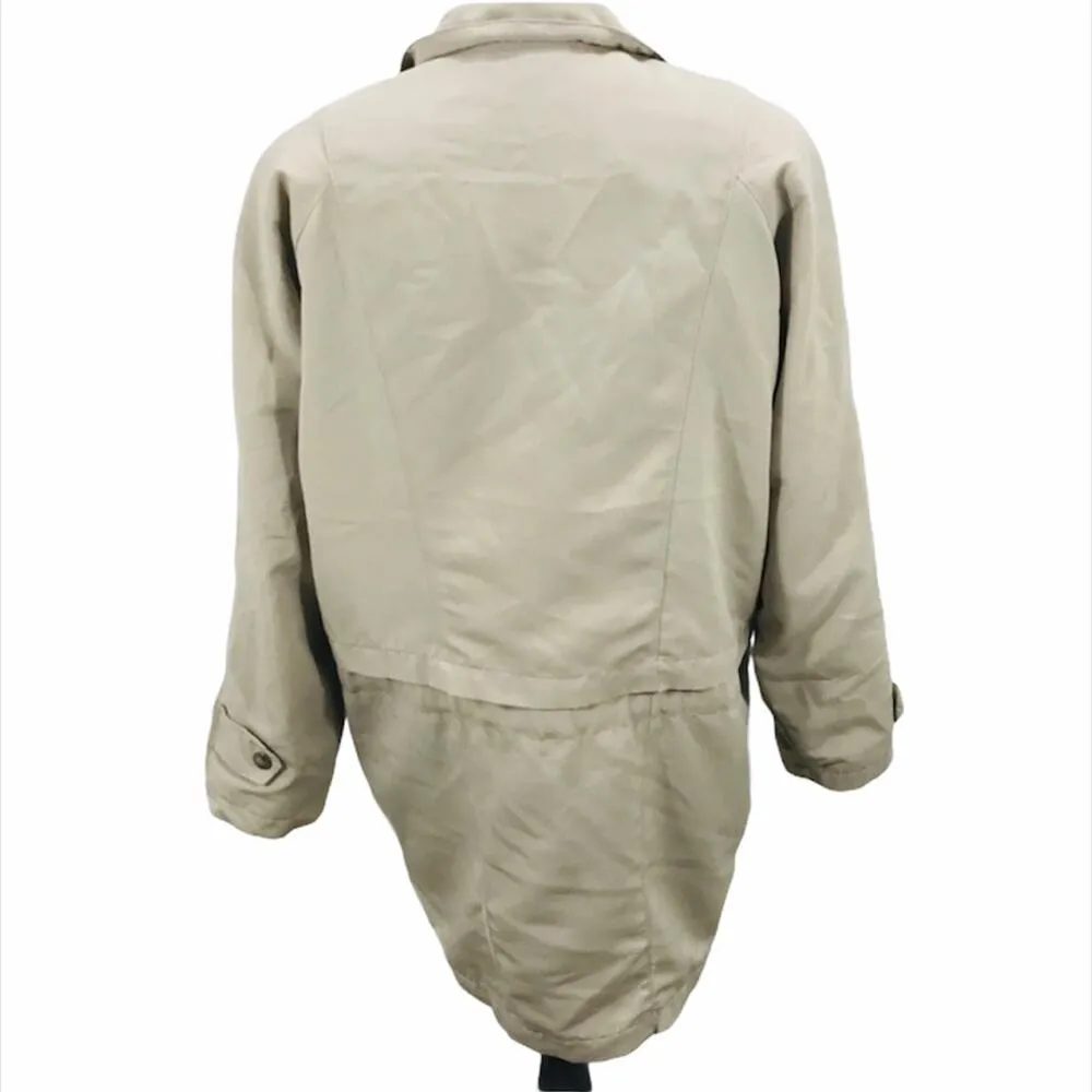 Towne by London Fog Raincoat Taupe Small - Image 2