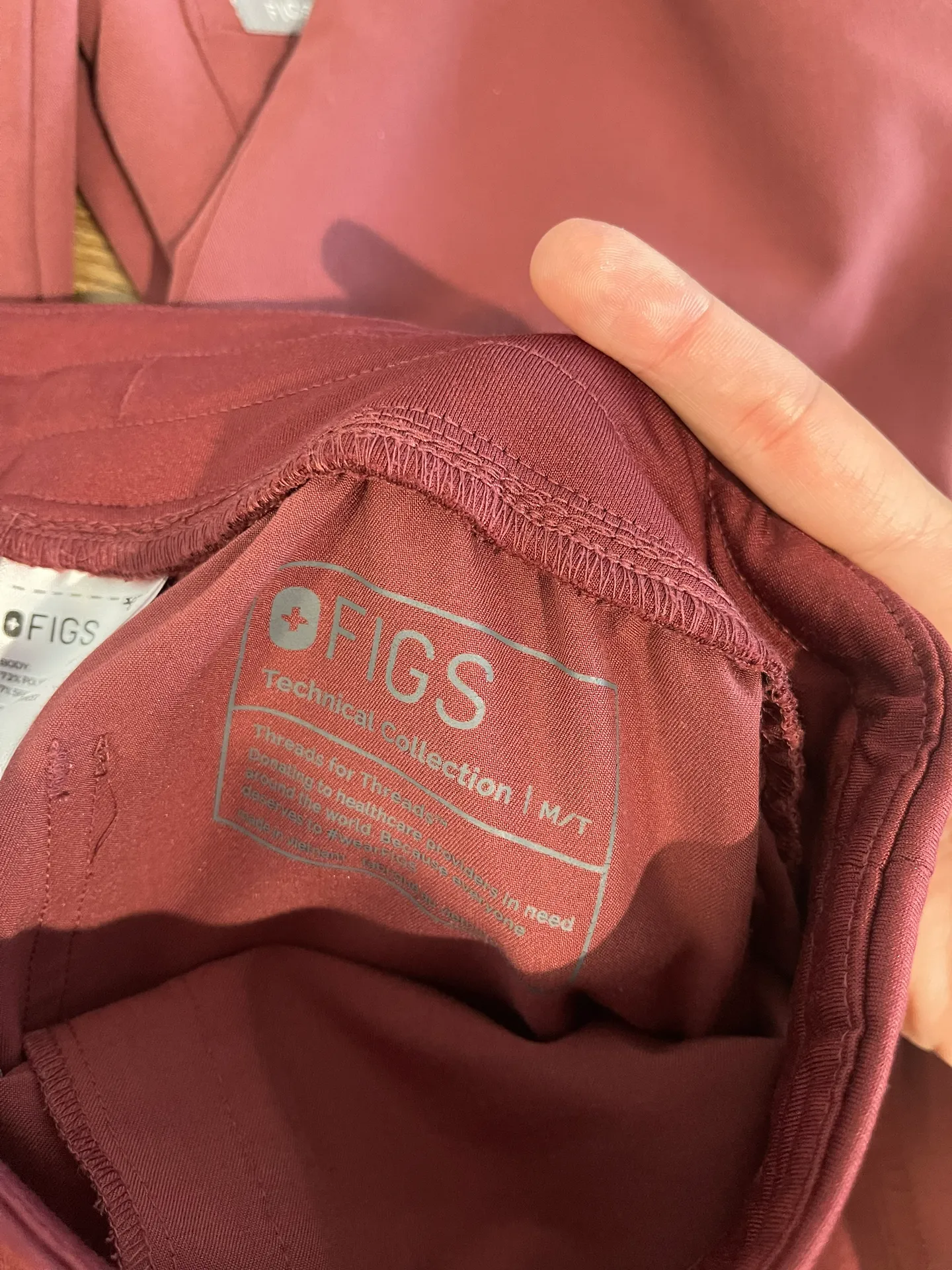 High Waisted Yola 2.0 - Dark Cherry (tall) - Image 2