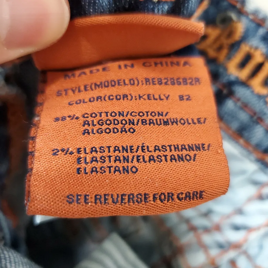 Rock Revival Distressed Denim Blue Women's Shorts - Image 7