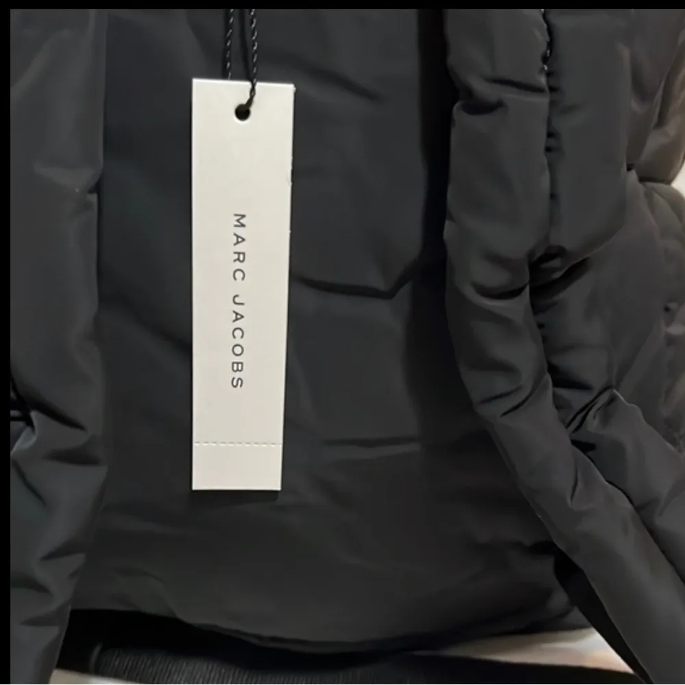 Quilted backpack black with gold hardware NWT Authentic - Image 8